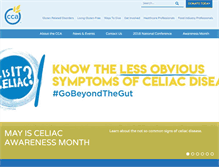 Tablet Screenshot of celiac.ca