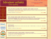 Tablet Screenshot of celiac.cz